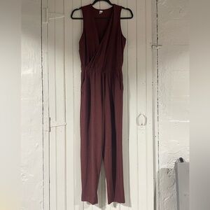 Old Navy Maroon Jumpsuit